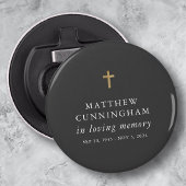 愛する記憶の十字架モダンシンプルの記念 栓抜き