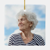 愛する記憶の天使の翼メモリアル写真 セラミックオーナメント (裏面)