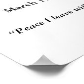 愛する記憶の天使 - オーダーメイド名前追悼 ポスター (角)