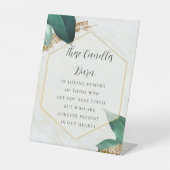 愛する記憶の徴候のユーカリ 台座サイン (正面)