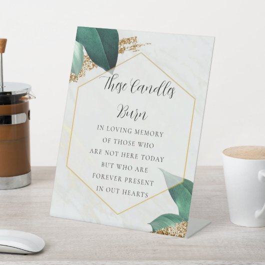 愛する記憶の徴候のユーカリ 台座サイン (インサイチュ)