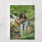 愛する記憶の発表の中のひまわり写真 案内状 (裏面)