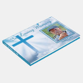 愛する記憶の白い雲の青い十字葬儀 ゲストブック (コーナー)