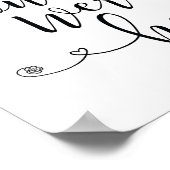 愛する記憶の看板 - ここにいてくれたらな ポスター (角)