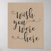 愛する記憶の看板 - ここにいてくれたらな (v3) ポスター (正面)