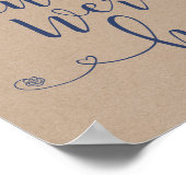 愛する記憶の看板 - ここにいてくれたらな (v4) ポスター (角)