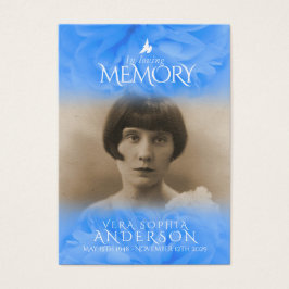 愛する記憶の祈りの言葉/詩のカード