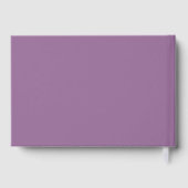 愛する記憶の紫の花 ゲストブック (裏面)