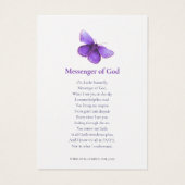 愛する記憶の紫色の蝶の詩の葬儀 (裏面)