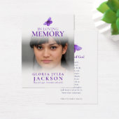 愛する記憶の紫色の蝶の詩の葬儀 (デスク)