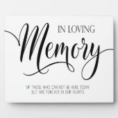 愛する記憶の結婚サインTabletopプラーク フォトプラーク (正面)