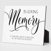 愛する記憶の結婚サインTabletopプラーク フォトプラーク (側面)