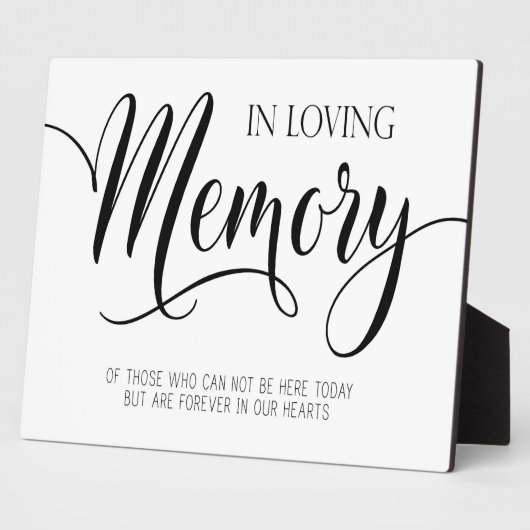 愛する記憶の結婚サインTabletopプラーク フォトプラーク (側面)