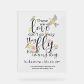 愛する記憶の結婚食卓で アクリルサイン (正面)