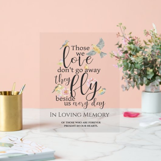 愛する記憶の結婚食卓で アクリルサイン (ウェディング)