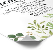 愛する記憶の緑のメモリアルのサイン ポスター (角)