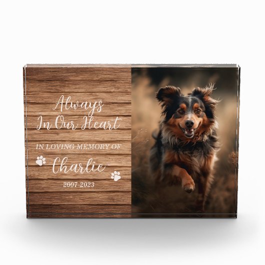 愛する記憶の編集可能フレーム フォトブロック (正面)