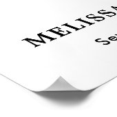 愛する記憶の花束 デイジー写真追悼葬儀 ポスター (角)