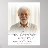 愛する記憶の葬儀　写真　歓迎の看板 ポスター (正面)