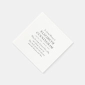 愛する記憶の記念のモダンシンプル スタンダードカクテルナプキン (角)