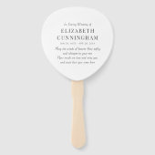 愛する記憶の記念のモダンシンプル ハンドファン (正面)