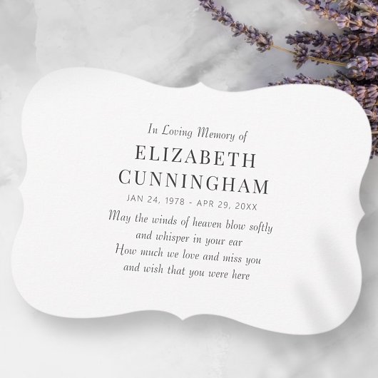 愛する記憶の記念のモダン挨拶シンプルに