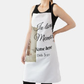 愛する記憶の記念の記念にペット名を追加 エプロン (インサイチュ)