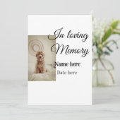 愛する記憶の記念の記念にペット名を追加 シーズンカード (スタンド正面)