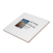 愛する記憶の記念の記念にペット名を追加 タイル (側面)