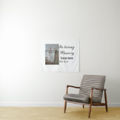 愛する記憶の記念の記念にペット名を追加 タペストリー (インサイチュ(横))