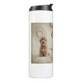 愛する記憶の記念の記念にペット名を追加 タンブラー (回転左)