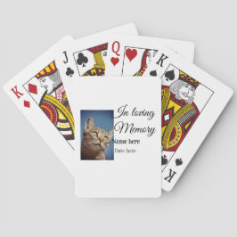 愛する記憶の記念の記念にペット名を追加 トランプ