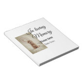 愛する記憶の記念の記念にペット名を追加 ノートパッド (アングル)