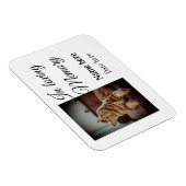 愛する記憶の記念の記念にペット名を追加 マグネット (右側)