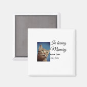 愛する記憶の記念の記念にペット名を追加 マグネット (正面/裏面)