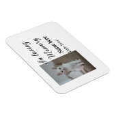 愛する記憶の記念の記念にペット名を追加 マグネット (右側)