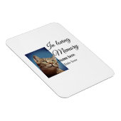 愛する記憶の記念の記念にペット名を追加 マグネット (右側)