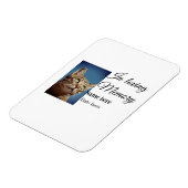 愛する記憶の記念の記念にペット名を追加 マグネット (左側)