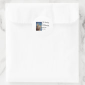 愛する記憶の記念の記念にペット名を追加 ラウンドシール (バッグ)