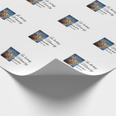 愛する記憶の記念の記念にペット名を追加 ラッピングペーパー (角)