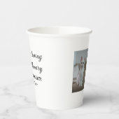 愛する記憶の記念の記念にペット名を追加 紙コップ (左)