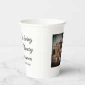 愛する記憶の記念の記念にペット名を追加 紙コップ (右)