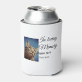愛する記憶の記念の記念にペット名を追加 缶クーラー (缶正面)
