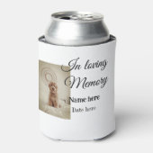 愛する記憶の記念の記念にペット名を追加 缶クーラー (缶正面)