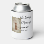 愛する記憶の記念の記念にペット名を追加 缶クーラー (缶裏面)