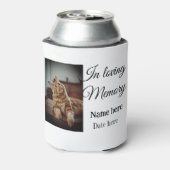 愛する記憶の記念の記念にペット名を追加 缶クーラー (缶裏面)