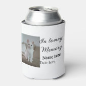 愛する記憶の記念の記念にペット名を追加 缶クーラー (缶正面)