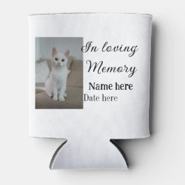 愛する記憶の記念の記念にペット名を追加 缶クーラー