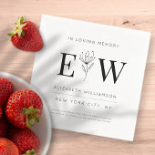 愛する記憶の記念モダン引用文の葉 スタンダードカクテルナプキン