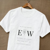 愛する記憶の記念モダン引用文の葉 Tシャツ